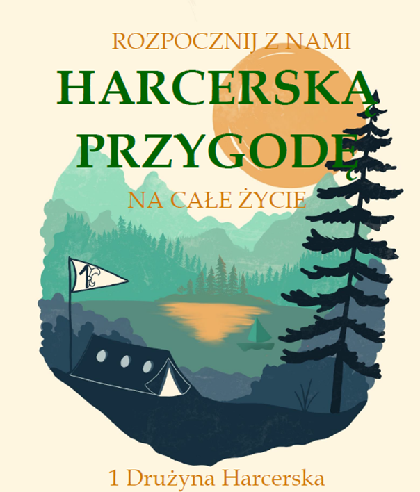 Plakat harcerska Przygoda
