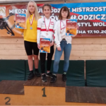 Medalistki Zuzanna Klata, Karolina Zień, Maja Nowakowska