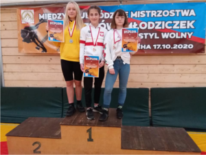 Medalistki Zuzanna Klata, Karolina Zień, Maja Nowakowska