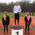 Lena Suchowolak - mistrzyni Mazowsza w biegach przełajowych U16 (1000 m)