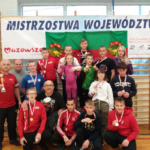 Reprezentanci LKS Mazowsze Teresin - uczestnicy Mistrzostw Mazowsza w zapasach