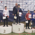 Na trzecim stopniu podium brązowy medalista Dawid Bielski