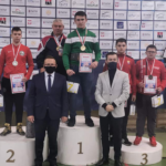 Na trzecim stopniu podium brązowy medalista Krzysztof Chudecki