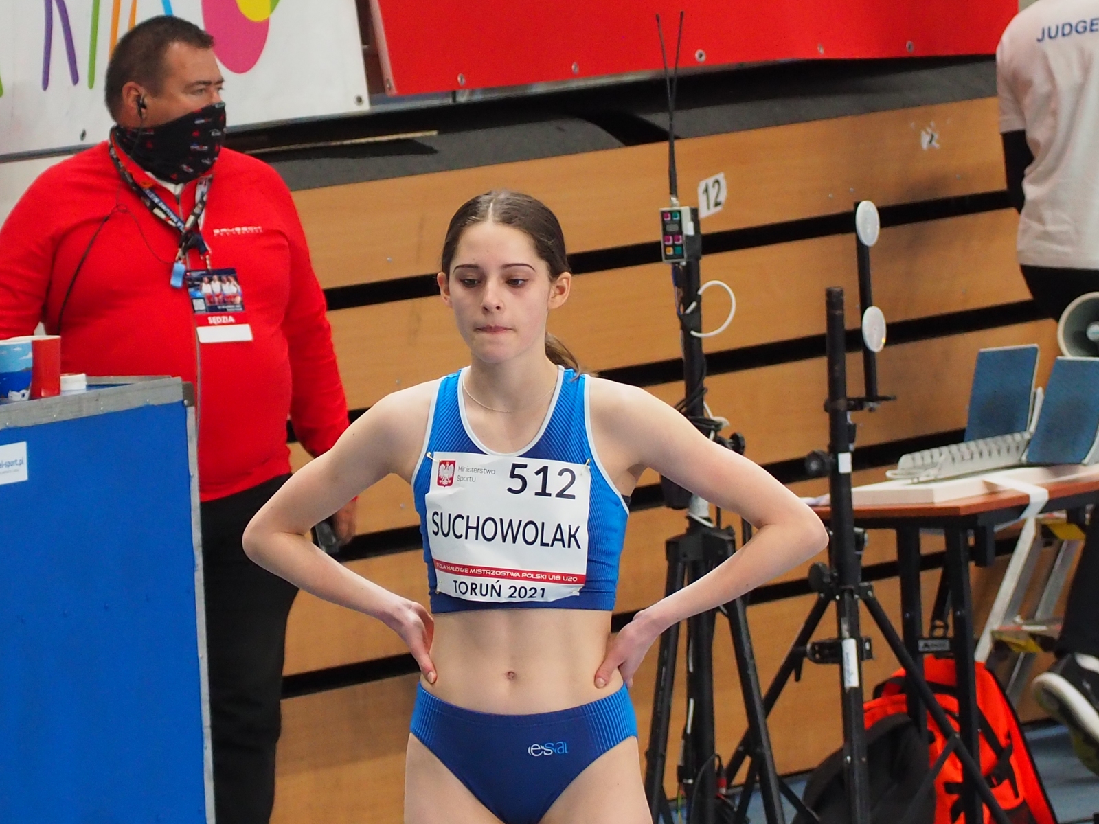 Mistrzyni Polski w biegu na 600 m Lena Suchowolak