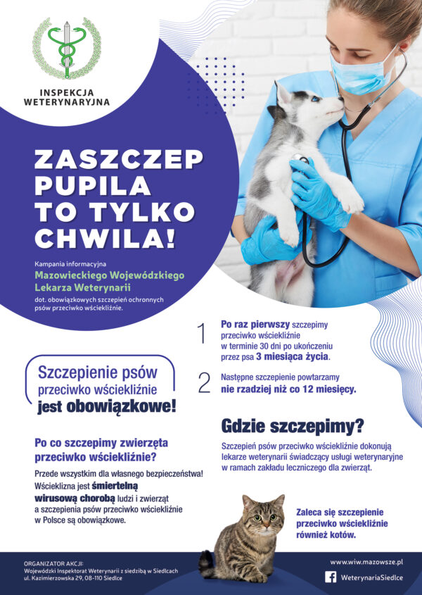 Plakat zaszczep pupila