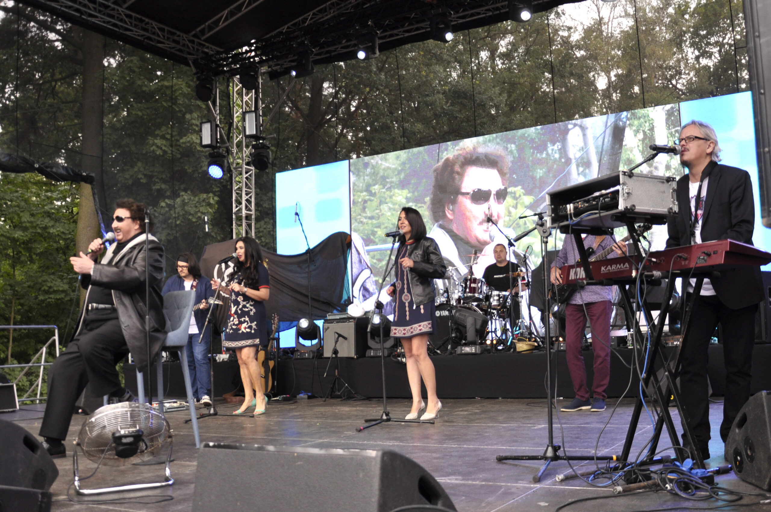 Koncert Krzysztofa Krawczyka podczas Teresińskiej Nocy Czerwcowej 23 czerwca 2018 r.