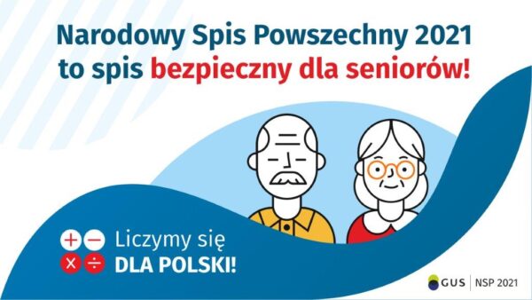 Plakat Spis bezpieczny dla seniorow