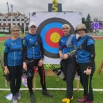 Wicemistrzowska drużyna kobiet w składzie Natalia Skrok, Maria Małolepsza, Alicja Maciągowska i Julia Gajda