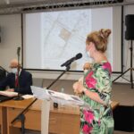 Zmiany w miejscowym planie zagospodarowania przestrzennego Gminy Teresin zaprezentowała inspektor Ewa Rogala