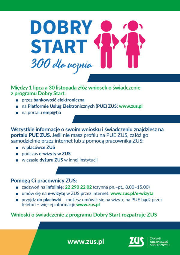 Plakat Dobry start