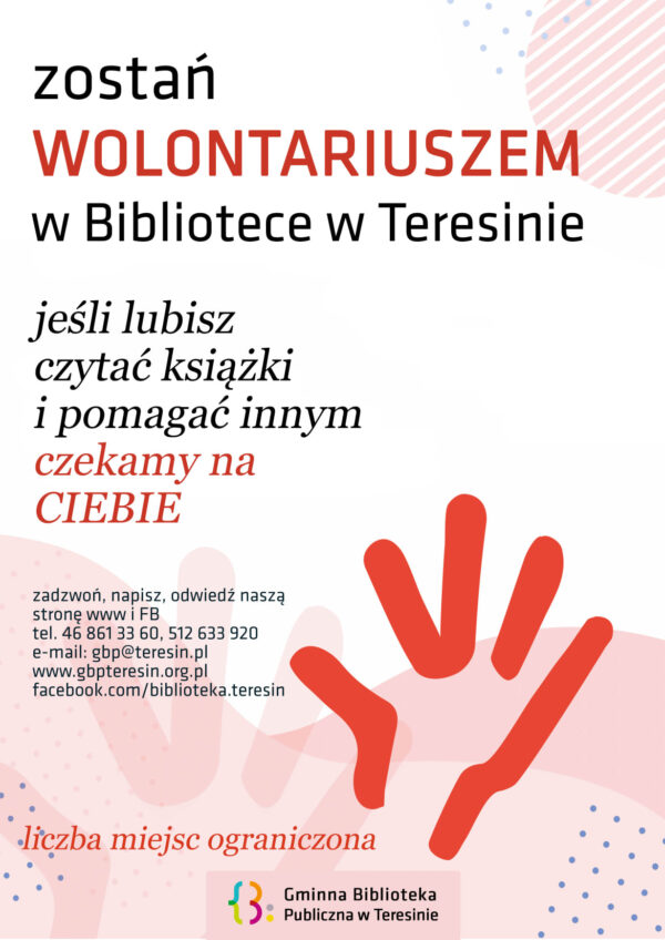 PLAKAT WOLONTARIUSZE POSZUKIWANI