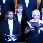 Soliści z Włoch – Dominika Zamara, Simone Francesco Liconti, chór i orkiestra Sacra Musica B. M. Immaculatae Dedicata z Niepokalanowa wykonali koncert ku czci św. Jana Pawła II.