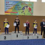 Maciej Chojnacki na trzecim stopniu podium kategorii do 35 kg