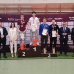 Fabian Niedźwiedzki na drugim stopniu podium kategorii wagowej do 61 kg