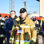 Jeden z inicjatorów akcji Adam Krukowski, prezes OSP w Teresinie