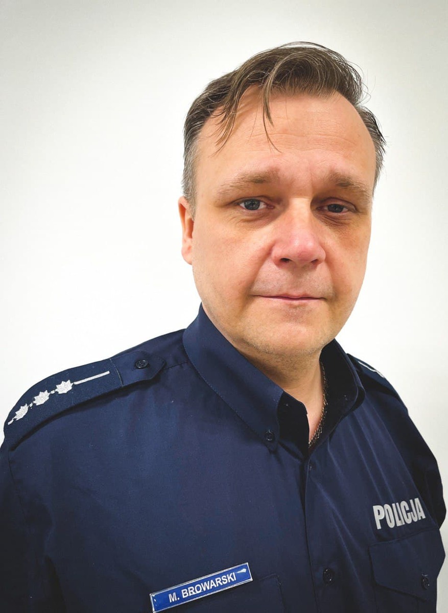 Nowy kierownik Posterunku Policji w Teresinie asp. Mariusz Browarski