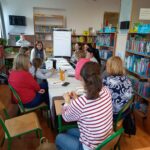 Pierwsze lekcje języka polskiego w Gminnej Bibliotece Publicznej w Teresinie