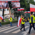 10 czerwca, blokada na skrzyżowaniu drogi krajowej 92 i obwodnicy Teresina w Topołowie