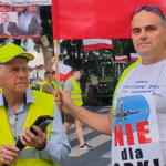 10 czerwca, blokada na skrzyżowaniu drogi krajowej 92 i obwodnicy Teresina w Topołowie