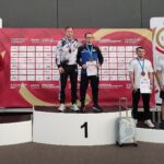 Adrian Wagner na drugim stopniu podium kategorii wagowej do 57 kg