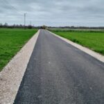 Przebudowana droga gminna w Nowych Paskach
