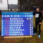 Wicemistrzyni Polski U18 w biegu na 2 km Lena Suchowolak