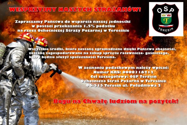 Wesprzyjmy naszych strażaków!