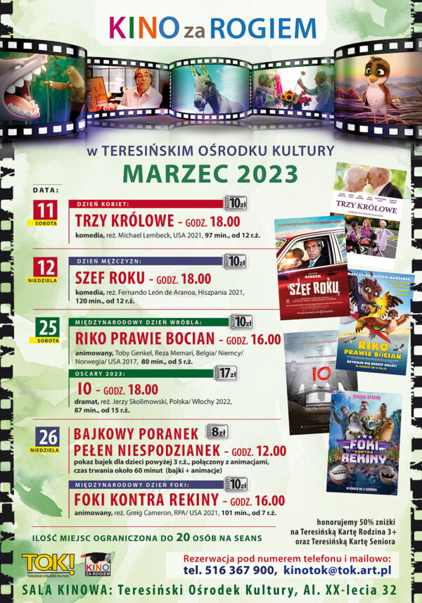 Plakat MARZEC W KINIE ZA ROGIEM